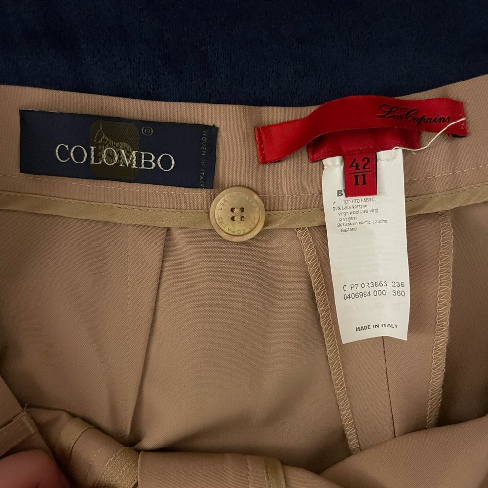 Les Copains Virgin Wool dress pants size 42